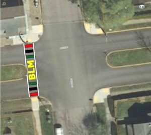 BLM crosswalk coming to town